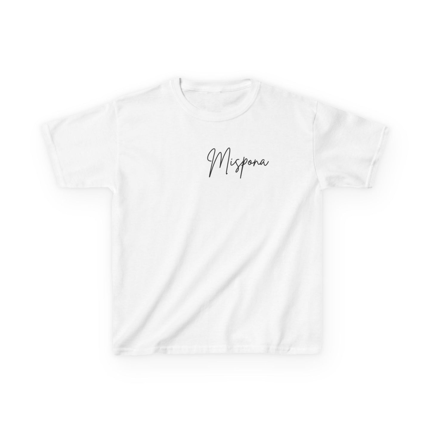 Kids T-shirt Mispona White Edition