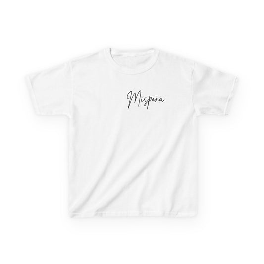 Kids T-shirt Mispona White Edition